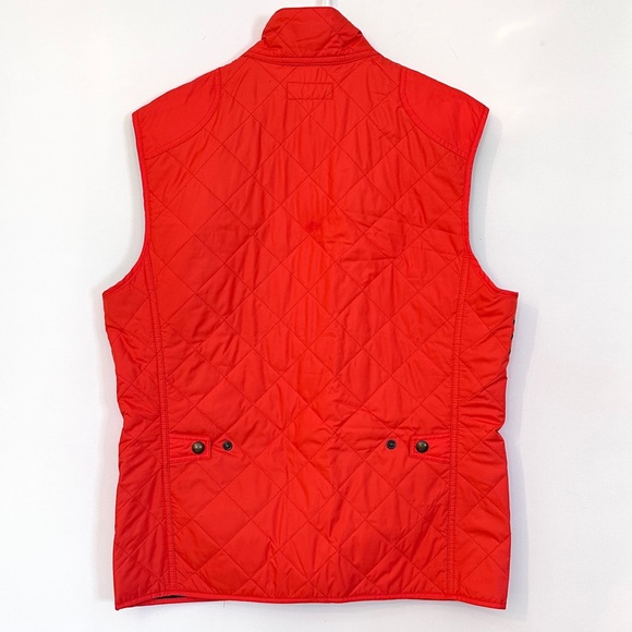 POLO RALPH LAUREN MEN’S QUILTED VEST IN ORANCH DIAMOND SIZE-M - Picture 2 of 9